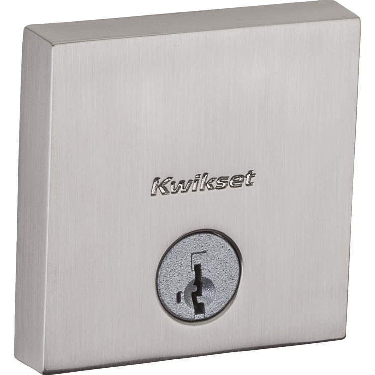 Downtown Single Cylinder Deadbolt Square Rosette and Smartkey