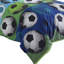 Ensemble d'édredon en microfibre vert / bleu / blanc 4 pièces-590245503