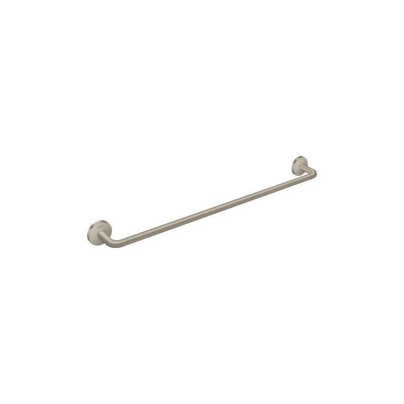 Universal Circular Wall Mounted Towel Bar, Brushed Nickel