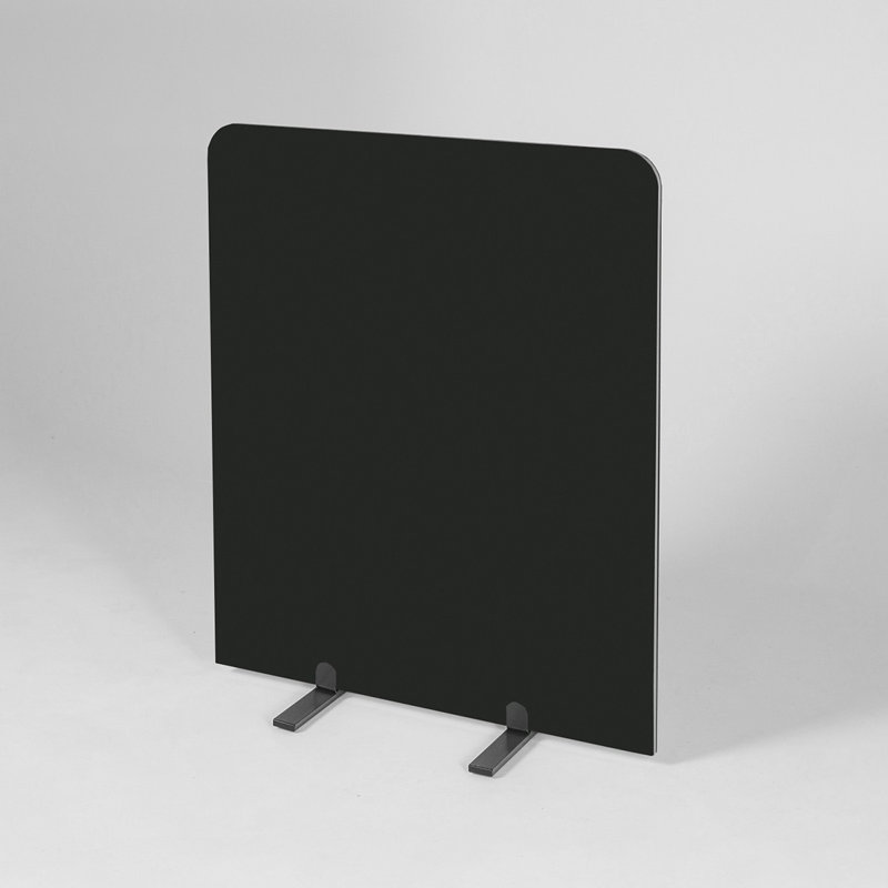 Wood Panel, 180cm H x 100cm W x 3cm D, Black