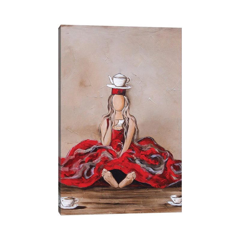 She Don't Dwell On The Past, H 12 po x l 8 po, Toile tendue, Ne s’applique pas