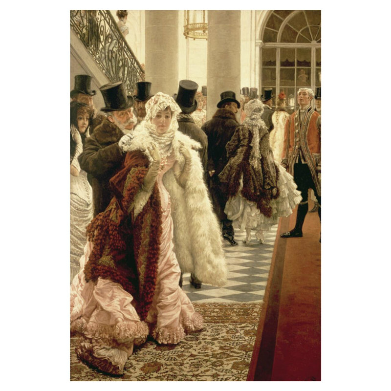La femme de la mode (La Mondaine) par James Tissot - Impression giclée, H 40 po x l 32 po