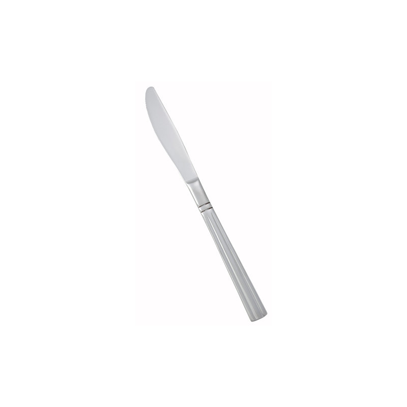 Winco Regency Stainless-Steel Dinner Knife, Heavyweight, 9.75" (12 Pack)