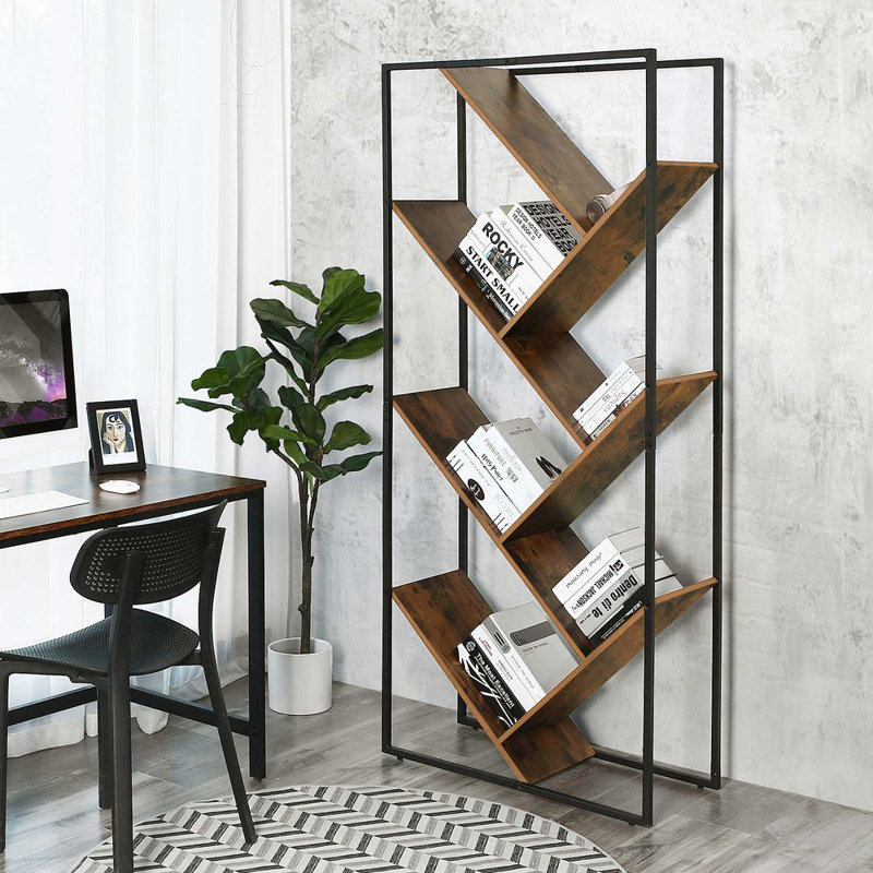 178.5cm H x 77.5cm W Metal Bookcase