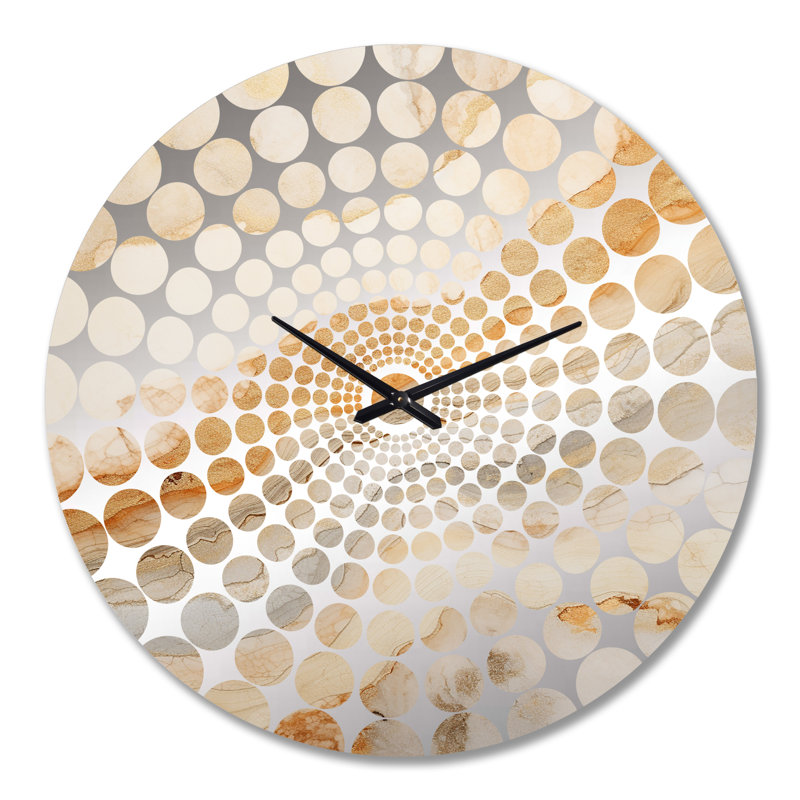 Horloge murale Avyaan, Très grand, Sandstone Marble