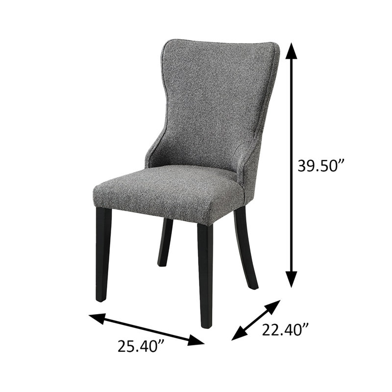 FAUTEUIL L 25,4 po (ENSEMBLE 2), BOUCLE GRIS
