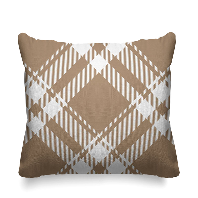 Housse et insert de coussin extérieur d'extérieur, L 19 po x H 19 po, Beige