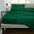 Royale Linens 300 Thread Count 100% Long Staple Combed Cotton Sheet Set - 4 Piece Bed Sheets - 1 Fitted, 1 Flat & 2 Pillow cases - Soft Cool & Crisp Sheet Set-114665944-114665932
