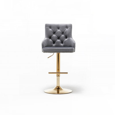 Tabouret de bar pivotant réglable