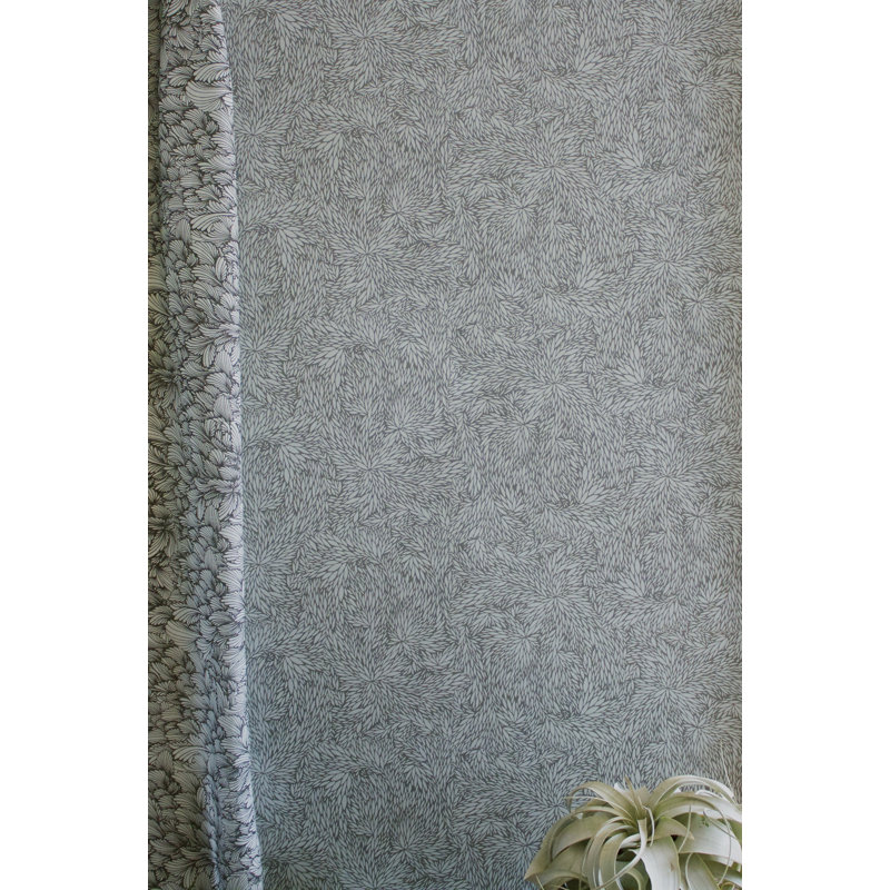 Rouleau de papier peint L 9,96 pi x l 25 po Blooms, Brume bleue