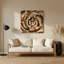 Chats singapour, art mural en métal beige-1235972988