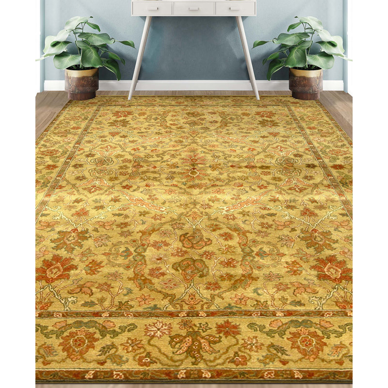 Handmade Wool Oriental Area Rug
