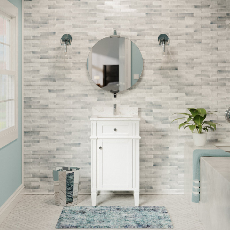 Lakeland 20" Bathroom Vanity, White