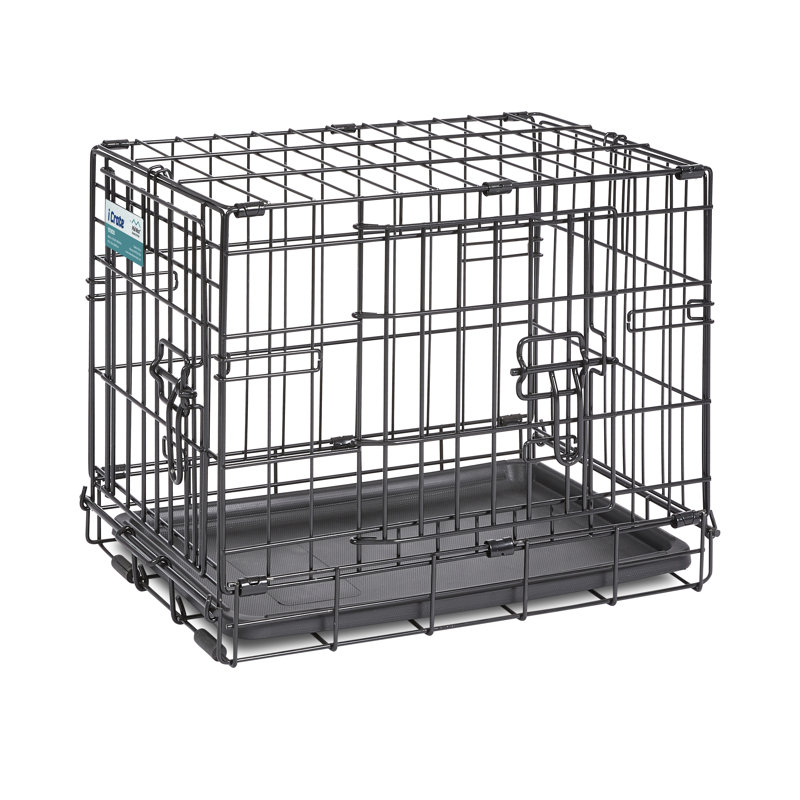 Cage pour animaux de compagnie à double porte MidWest Homes for Pets, Très très petit (H 15 po x l 13 po x P 19 po)
