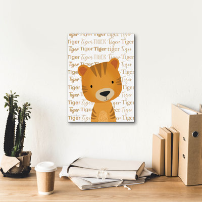 «Baby Tiger» par Lisa Larson, art mural sur toile