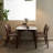 Simple walnut dining table-110774215