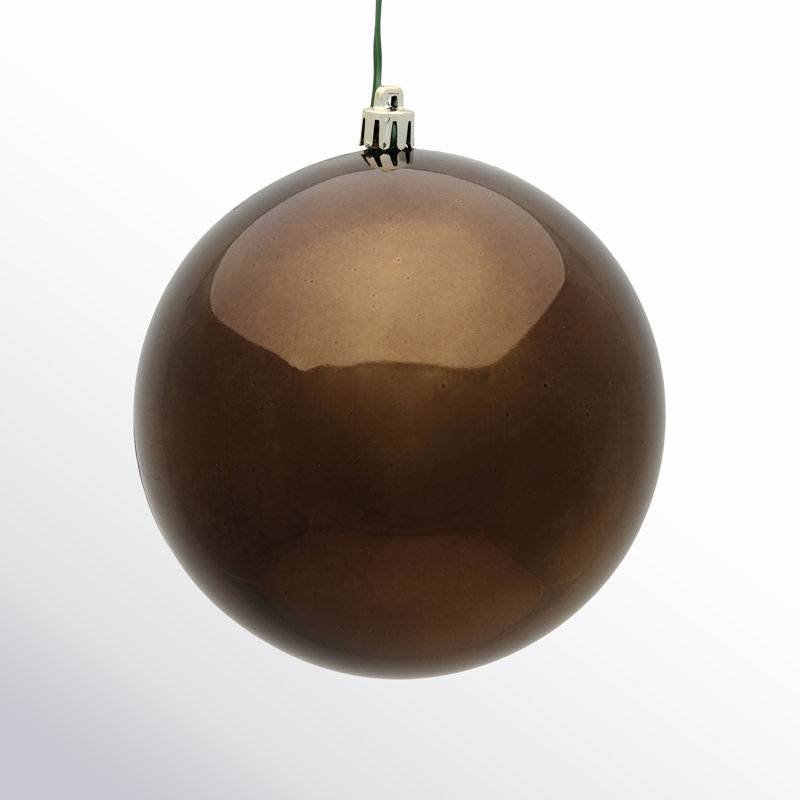Décoration de boule décorative des Fêtes, Chocolat brillant