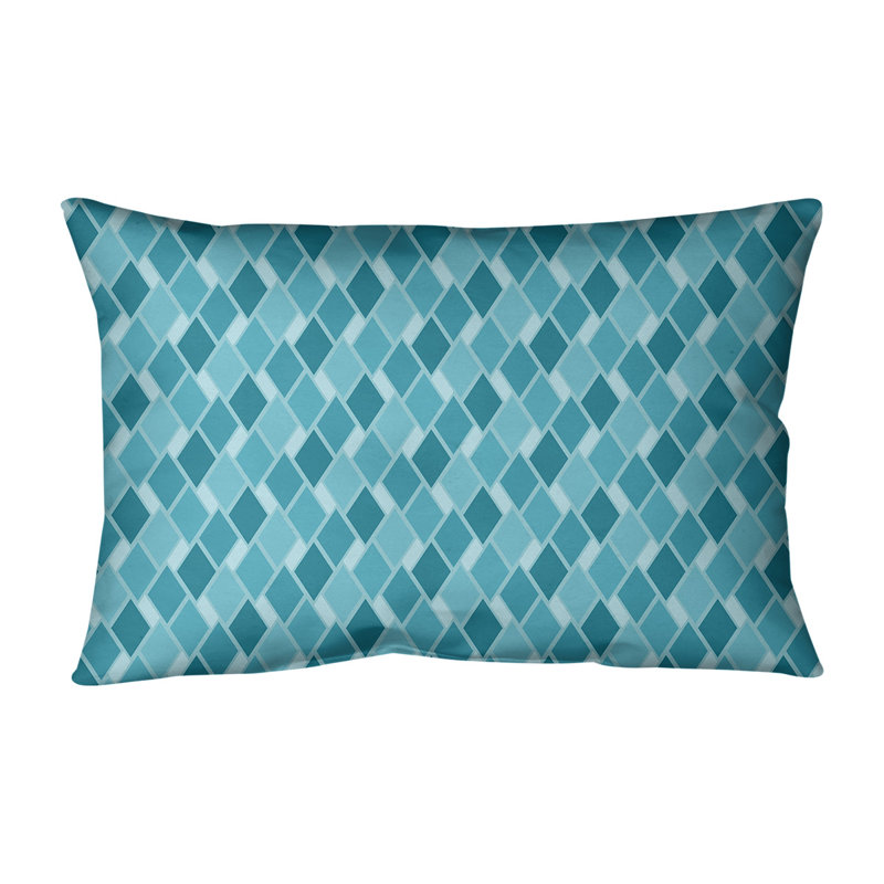 Housse de coussin rectangulaire Katelyn Elizabeth, Pas de bourre, Bleu pâle