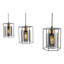 3 - Light Matte Black Cluster Pendant