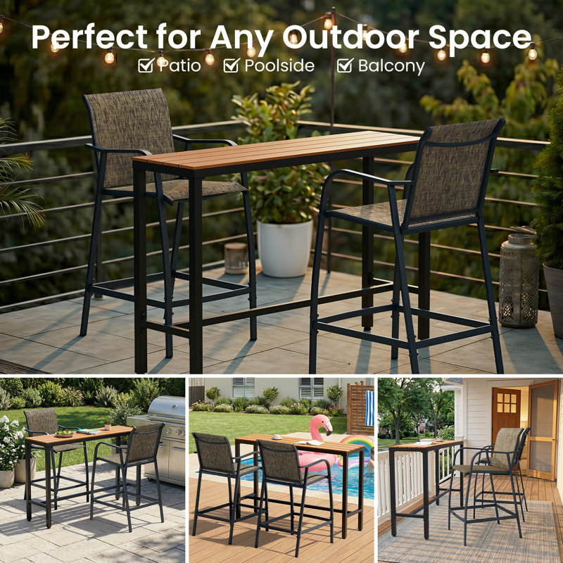 Tabouret de bar 28,74 po Ontario, Terre
