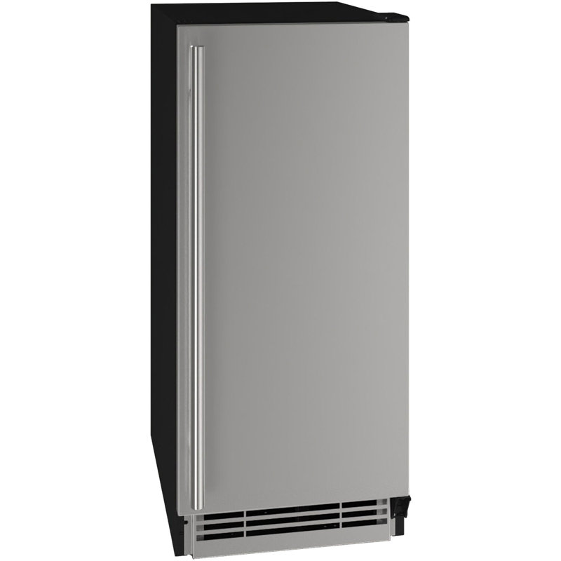 U-Line 14.94'' W Mini Fridge, Silver