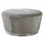 Tapered Ottoman-Grey Hair-on-Hide