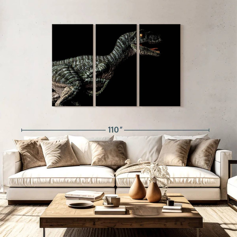 Velociraptor vicieuse, H 48 po x l 74 po