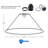 6.75'' H Metal Cone Pendant Shade