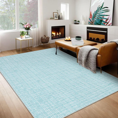 Tapis lavables modernes pour salon 8 x 10