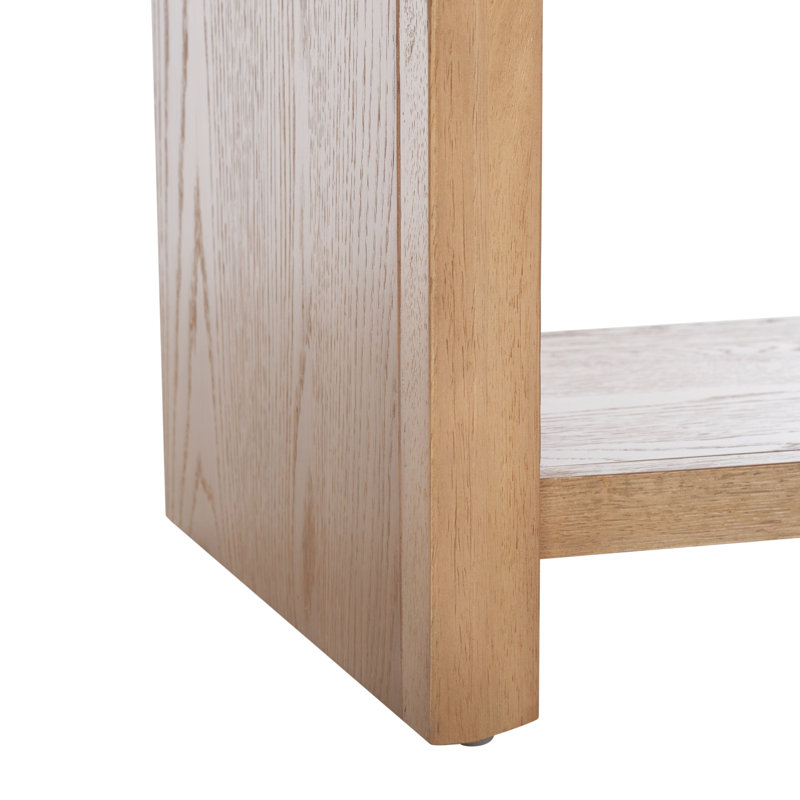 Darnell Wood 1 Drawer Nightstand, Natural