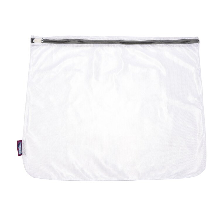 Whitmor Mesh Hosiery Wash Sorter Bag - 4 Compartment - White