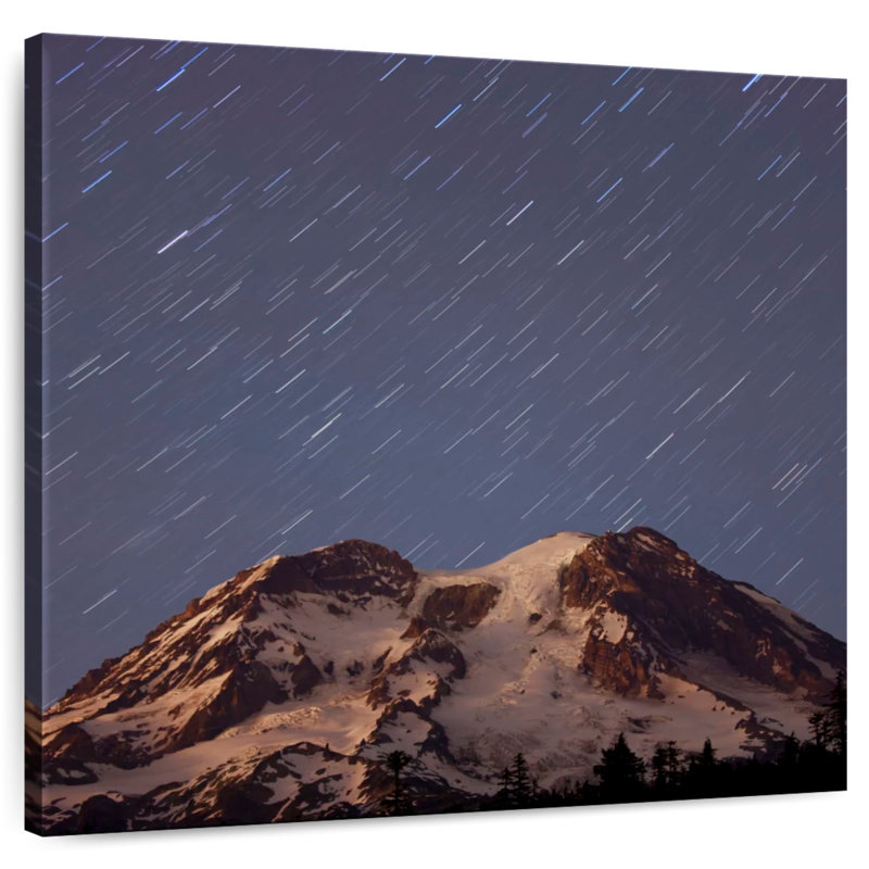 Traînées d'étoiles Alvord Mount Rainier, H 24 po x l 24 po