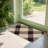 Plaid Check Pattern Doormat, 24 x 36, for Front Door