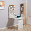 Bureau en panneau de fibres à densité moyenne, combinant 14,6 po x 9,2 po x 22,7 po, conception moderne peu encombrante et conception réglable