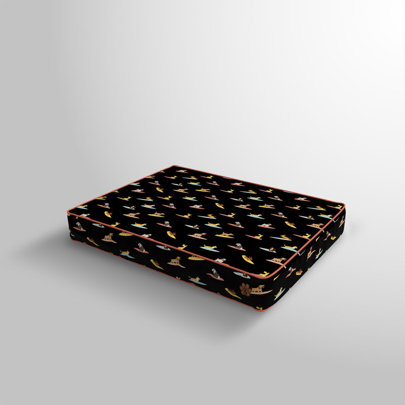 Dog Bed For Small - Medium - Large Dogs - Soft Pet Bed Mattress With Machine Washable Cover & PU Foam Pet Crate Bed - Dog Bed Mattress With Non-Slip Bottom  Cushion Design 13  Small S (69 cm x 51 cm x 10 cm)