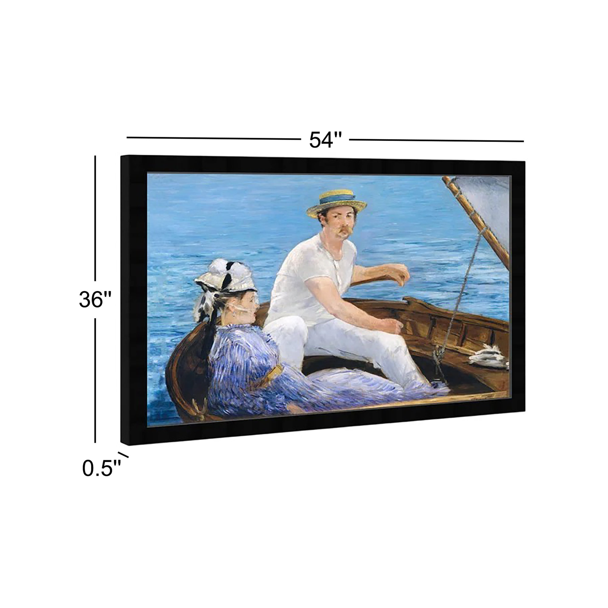 The One Place Day, 36" H x 54" W x 0.5" D