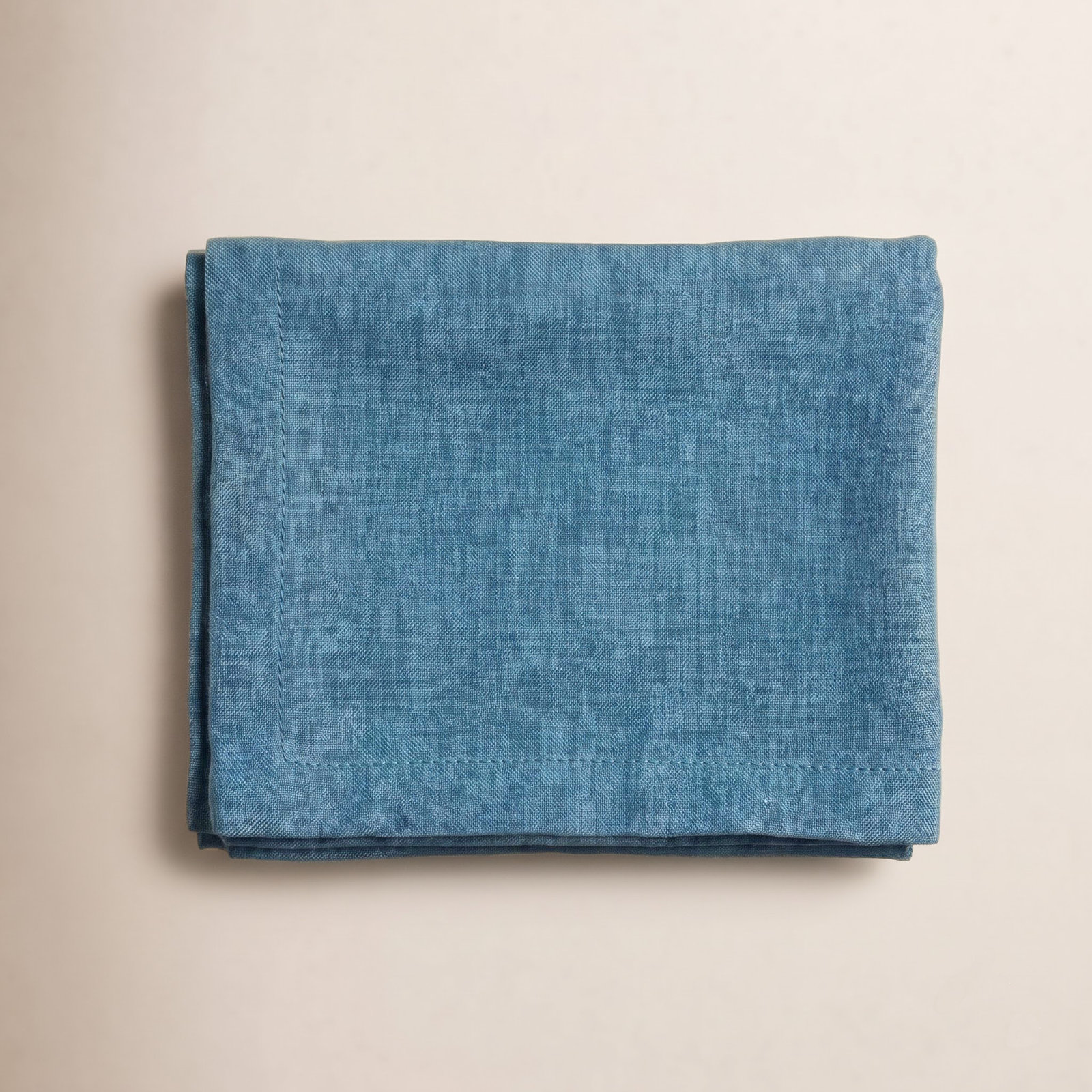 Linen Table Runner, 18" W x 90" L, Blue