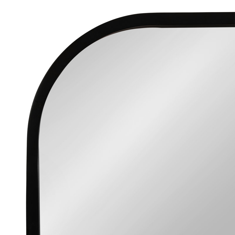 Miroir de salle de bain Travis, 29,92 po x 19,88 po, Noir