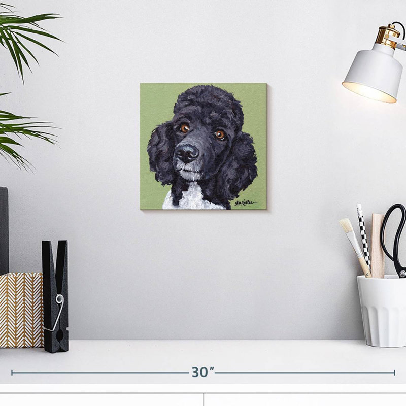 Brampt Standard Poodle Tommy, 10" H x 10" W