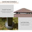 Villegas 2.5m x 1.5m Metal BBQ Gazebo
