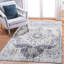 Tapis médaillon 8X10 crème et bleu-451068301