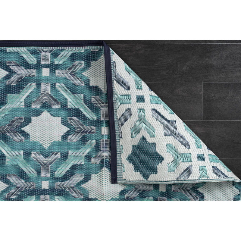 Tapis bleu / vert Aldo, Rectangle 9 pi 10 po x 13 pi