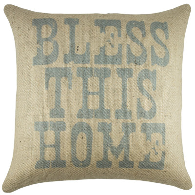 Jute / Sisal Reversible Throw Pillow