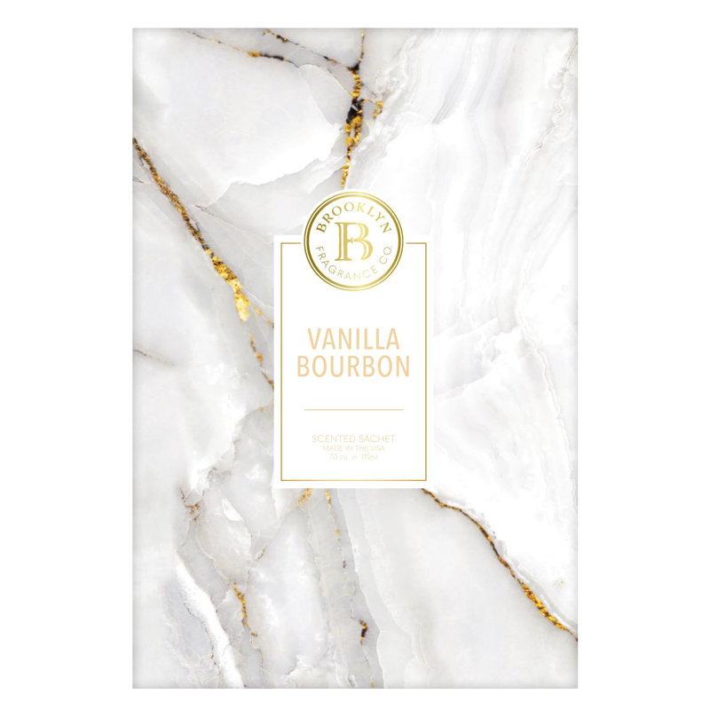 Sachets en marbre Brooklyn Fragrance Co., Bourbon à la vanille