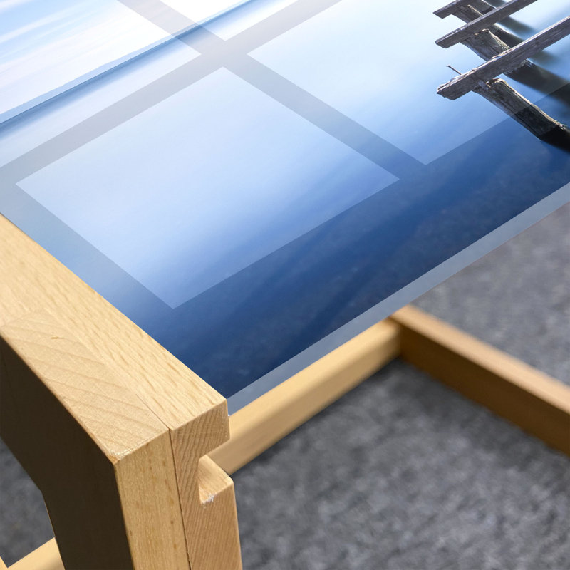 Jakori Sled Coffee Table, 90cm H x 62cm W x 40cm D