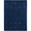 Handwoven Wool Gabbeh Uni Blue Rug-60831818