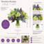 Arrangement floral avec lilas et baies