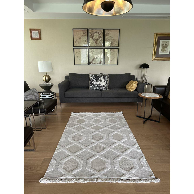 Tapis Laneta avec envers antidérapant, Rectangle 3 pi 3 po x 4 pi 11 po