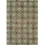 Wool Geometric Area Rug in Light Blue-17654595