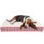 Lit orthopédique pour chien avec mousse à mémoire de forme et dessus en sherpa PETMAker - Housse amovible et lavable à la machine-1293675083